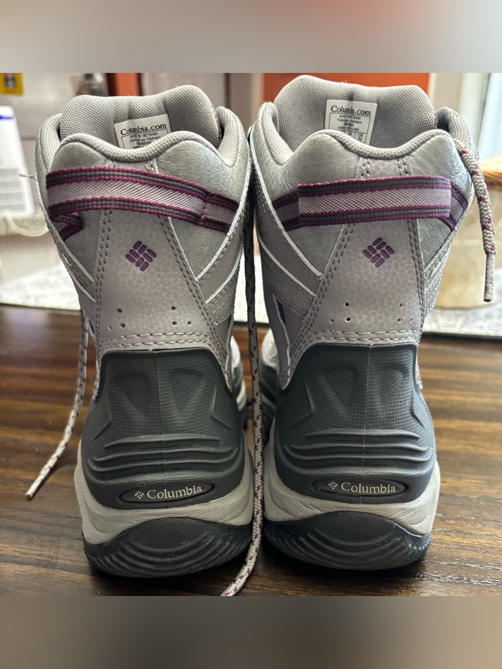 Columbia Waterproof 200g Omni-Grip Winter Boots Women’s 7 Gray - Picture 3 of 11